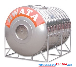 Bồn chứa nước Inox Hwata 1000 lít nằm